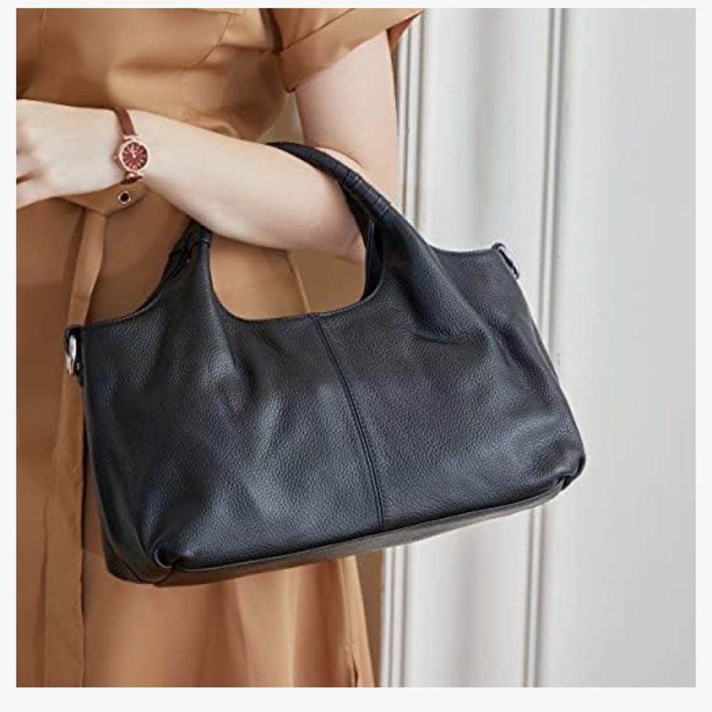 Elegant Navy Blue ISWEE Leather Handbag